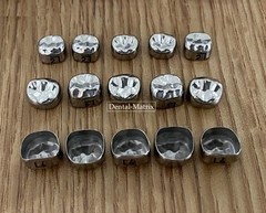 48 Sizes Dental Kids Crown stainless steel Primary Molar Pediatric Crowns Kit