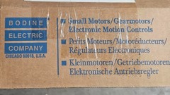 Bodine Electric Company 2720 AC Adjustable Speed Drive New 3 Phase Motors 1 HP