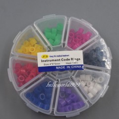 160 Pcs Dental Silicone Instrument Code Rings Autoclavable 135ºC 8 Color
