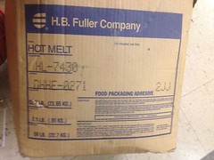 H.B. Fuller, HOT MELT HL-7430, DHHE-027, REPACKED INTO 3 POUNDS/PACKET