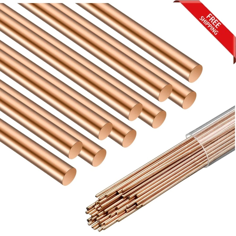 40 Sticks Brazing Rods AWS Bcup-5 15% Silver Solder Phos Copper Brazing Alloys r