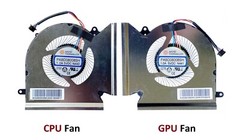 New For MSI GE66 GL66 GP66 Series Raider / Leopard Laptops CPU GPU Cooling Fan #