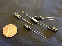 5 Pieces 50V .1UF Electrolytic Capacitor 5x11mm Radial C16 STAMP