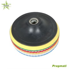 6Pack 5 Inch Diamond Concrete Polishing Pads Wet Dry Set for Quartz Marble Stone