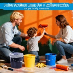 10 Pcs Paint Strainer Bags 1 Gallon- Premium Nylon Paint Filter with Elastic …