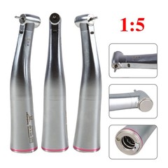 NSK Style Dental LED 45° Degree Surgical High Speed Handpiece Push Button 4 Hole