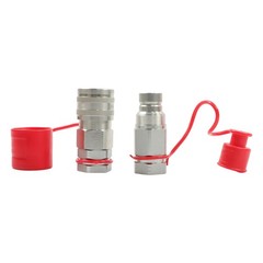3/4″ NPT Flat Face Hydraulic Quick Connect Couplers Skid Steer Set