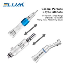B2/M4 Dental High/Low Speed Handpiece Kits LED Straight Contra Angle Micromotor