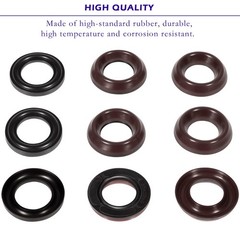 9Pcs General Pump K69 Packing Kit 20mm, Repair Kit fits GP K69 Interpump TS2021