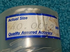 Brunswick 40mm H7 HSS Reamer Head Ø40mm, 20mm Shank