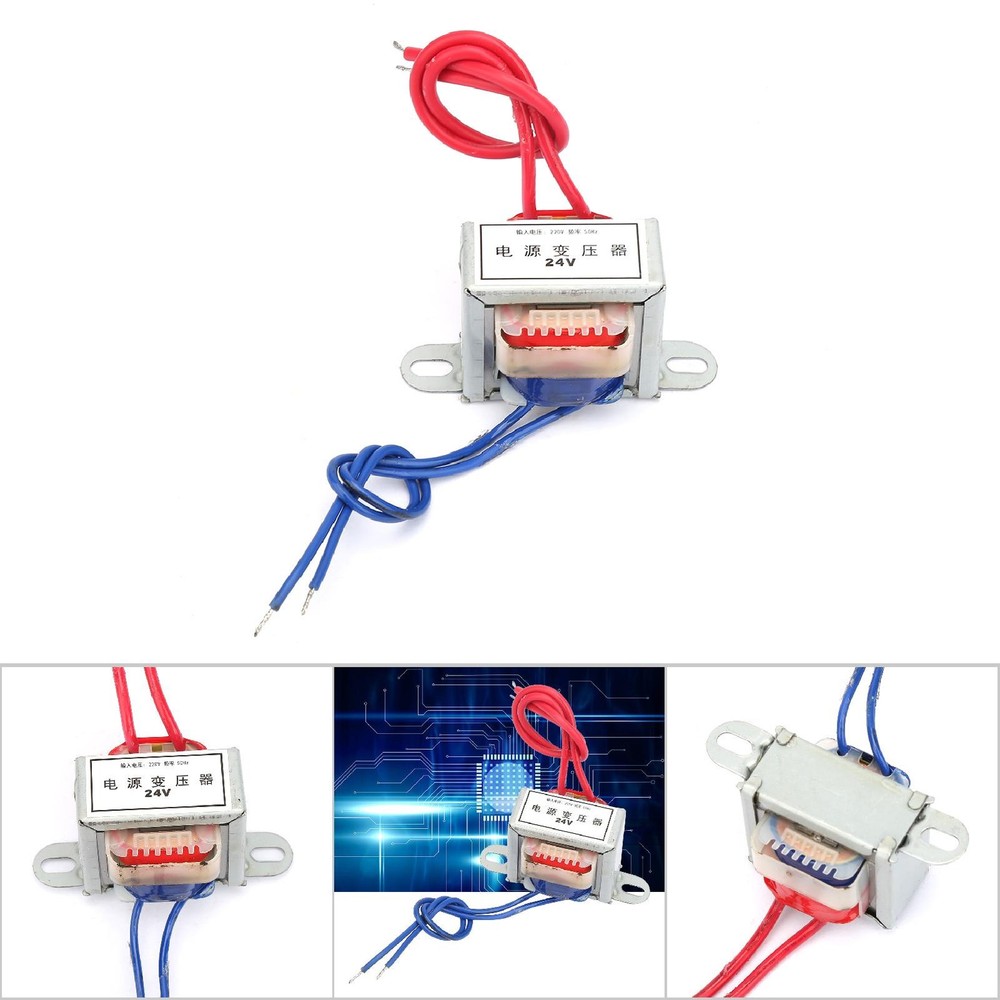 AC 12V/24V Output Voltage 2W Input 220V 50Hz Single Power Transformer (24V)