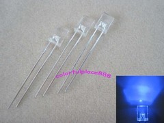 1000pcs, 2x5x7mm Blue Water Clear LED Rectangle Rectangular Leds Light Lamp New