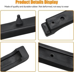4 Pcs Kit Rubber Radiator Insulator Pads, 4 Core Radiator Mounts 4012-326-682S
