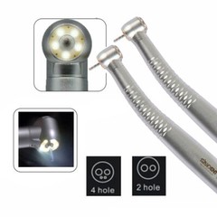 Handpiece Dental Fiber Optic LED E-generator high speed handpiece 2/4HOLE 5 LED