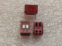 BD02 C & K Switch DIP SPST 0.1A 25VDC Thru-Hole 10 PCS