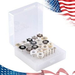 51pcs Kit de Pulido Dental HP Brocas de 2.35 mm para Compuesto y Cerámica AZDENT