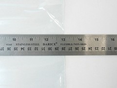 50 Double Lock Grip Seal Bags 13×16 Clear Poly Plastic Resealable Ziploc Baggies