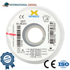 Orthodontic Dental Morelli Gray Wire Protection Elastic Tube Plastic Ø0.95mm