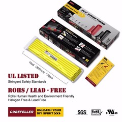 20ft 6.1M 1/4 Inch 6.4mm Yellow Heat Shrink Tubing 31 Marine Grade ET2064Y