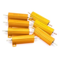 Aluminum Housed Case Wirewound Resistor 0.1-1000Ohm Shell Power 5/10/25/50/100W