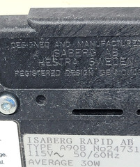 Isaberg Rapid 90 Electric Stapler AB Sweden A90B Heavy Duty Tested Works