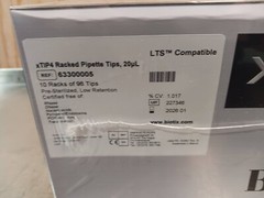 Biotix xTIP4 20uL Sterile Racked Rainin LTS Pipette Tips 63300005 / Case of 4800