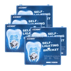AZDENT Dental Orthodontic Self-Ligating Bracket Braces Roth/MBT .022 Hooks 3 4 5