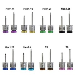 Dental Implant Screwdriver 1.25 1.2 Hex Driver Hand 3i Astra Zimmer Universal