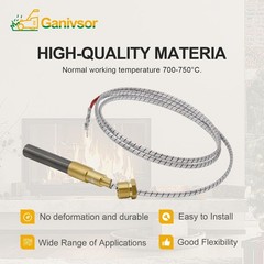2Pack For PITCO 60125501 THERMOPILE (DEEP FRYER PARTS) 36”INCH 910MM 750 MV