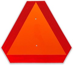 Slow Moving Vehicle Safety Sign,Slow Moving Vehicle Triangle Sign,Aluminum Grade