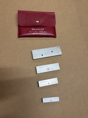 Starrett No. S154S Parallels. Made in the United States. No. 154A, B, C, and D