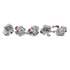 Dental Empower Cear Metal Self Ligating Brackets Orthodontic Braces Roth MBT 022
