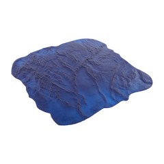 36″ X 36″ Slate Stone Texture Decorative Concrete Cement Stamps Mats Blue