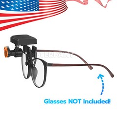 ETERFANT 5W Dental LED Headlight with Filter Binocular Loupe Wireless Adjustable