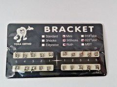 Metal Brackets Mini Roth 022 Slot 345 with hooks Dental Orthodontic Yoka Ortho