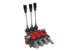 3 Spool Hydraulic Direction Control Valve Open Center 13 GPM 3600 PSI NEW!