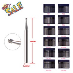 10-100Pcs FG Dental Carbide Burr Burs Drills FG 2/3/4/5/701/ 330 for High Speed