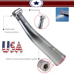 Dental 1:5 Fiber Optic Contra Angle Increase Internal Four Spray LED Handpiece