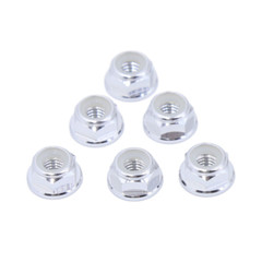 10/20/50/100 M2/M3/M4/M5 Nylon Insert Self-Lock Aluminum Nuts Hex Lock Nut