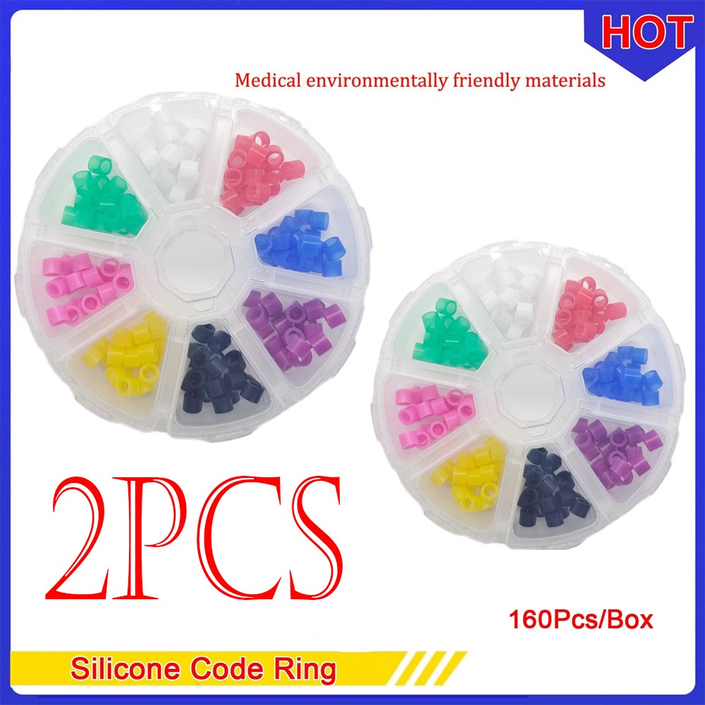 Dental / Hygienist Instrument Silicone Color Code Rings Bands Autoclavable 135ºC
