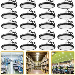 20 Pack 200W UFO Led High Bay Light Factory Warehouse Commercial Led Shop Lights
