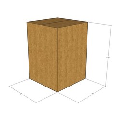 100 7x7x10 Kraft Brown Corrugated Shipping Boxes 32 ECT Single-Wall New