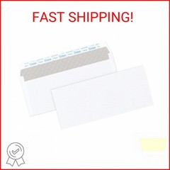 Mead #10 Security Business Envelopes Letter Size 4-1/8″ x 9-1/2″ – Peel and Seal