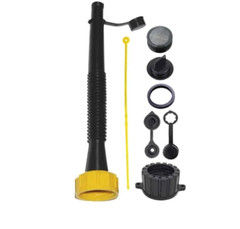 SUPER LONG 11″ FLEXIBLE SPOUT – FITS MOST CANS & JUGS with Free GAS CAN CAP