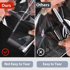 Egofine Self Sealing Cellophane Bags 1 count (Pack of 30), 8″x10″Pack 30