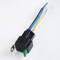 6 Pack 12V DC 30 Amp 4-Pin Automotive Relay Harness Set Switch Fuse US