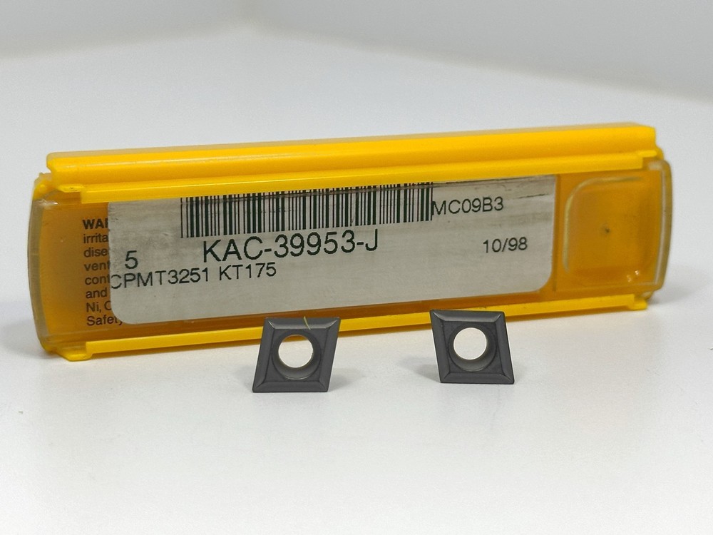 Kennametal CPMT3251LF CPMT09T304LF | New Cermet Inserts | Grade KT175 | 2pcs