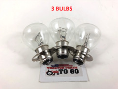 HEADLIGHT BULBS FOR KUBOTA 3 BULBS L175,L1500,L225,L345,OTHERS 12V,35/35W