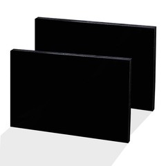 High-Density Polyethylene (HDPE) Plastic Sheet 1/8″ Thick 8″x12″x1/8″, Black