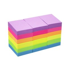 Sticky Notes 1.5 x 2 Inch 36 Pads Bulk 100 Sheets 6 Bright Neon Colors